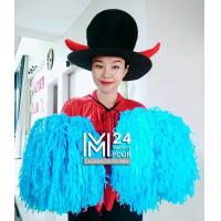 ราคา 1 คู่มี 2 อัน มีให้เลือก 9 สี สีด้าน จัมโบ้ ใหญ่พิเศษ พู่พลาสติกใหญ่ พู่เชียร์กีฬา พู่เชียร์ลีดเดอร์ พู่เชียร์ ปอมปอมเชียร์ กีฬาสี m24 (402716613)