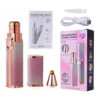 ราคา 2 IN 1เครื่องกำจัดขนไฟฟ้า Eyebrow Trimmer หญิงร่างกายลิปสติกกำจัดขน Mini ไม่เจ็บปวดเครื่องโกนหนวดมีดโกน (21170100674)