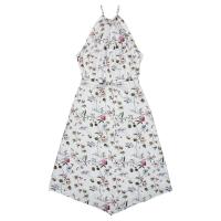 ราคา SLYQ MADE SICILY PRINTED COTTON TIE WAIST DRESS ชุดเดรสลายดอก แขนกุดผูกเอวผ้าพิมพ์ลาย ผ้าคอตตอนสปัน (15288468882)