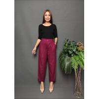 ราคา Plain Plain by Noi กางเกงลินินเอวยาง กางเกงเอวยาง กระดุมหน้า ใส่สบาย พร้อมส่ง 15 สี (17155941607)