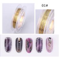 ราคา ลวดตกแต่งเล็บ ดิ้นทองแต่งเล็บ (12524206622)