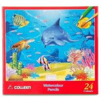 ราคา Colleen ดินสอสีไม้ระบายน้ำ คอลลีน 12 24 36 สี รุ่น Watercolour Pencils (3165350092)
