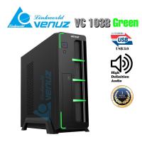ราคา เคสคอมพิวเตอร์ VENUZ Slim micro ATX computer case VC ITX 103B Green Blue พร้อม PSU 200W (14661492298)