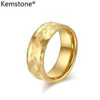 ราคา Kemstone แหวนทังสเตนผู้ชายแหวนสุภาพบุรุษชุบทองเงินสีดำแหวนเหล็กของขวัญ (20780738860)