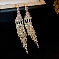 ราคา ต่างหูระย้า ผญ ต่างหูแฟชั่น2023 ต่างหู ยาว เพชร (20629493522)