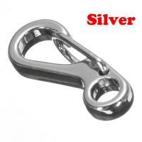 ราคา QENGJERNG2394ใหม่คลิปสปริงตะขอโลหะผสมพวงกุญแจเอสเอฟ Carabiner หัวเข็มขัดแขวน (9660253871)