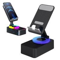 ราคา Cell Phone Stand for Desk 4 in 1 Mobile Phone Charging Wireless Speaker Stand 360 Degree Rotating Foldable Live Broadcast Desktop Tablet Holder cosy (20697274283)