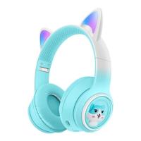 ราคา Cat Ear Headphones Wireless Gradient Glowing Cat Ear Wireless Headphones Comfortable Headset With Microphone Cute Headphone with Adjustable Head Strap For Boys Girls method (19922568034)