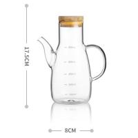 ราคา หม้อขวดน้ำมันมะกอกเครื่องจ่ายน้ำมันแก้วสำหรับห้องครัวขวดซอสน้ำส้มสายชูกันรั่วเรือน้ำเกรวี่เครื่องทำน้ำผึ้งขวดปากขวดรินน้ำมัน (19624009387)