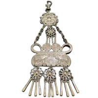 ราคา March Jewelry เครื่องประดับแบบไทยจี้ จี้เข็มขัด สีเงินสีทองสีเงินโบราณ ตุ้งติ้งห้อยเข็มขัด ประดับเข็มขัด เครื่องประดับชุดไทย ตุ้งติ้ง (7374540791)