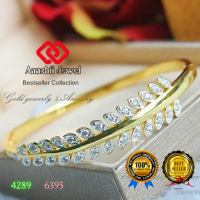 ราคา กำไลทอง ใบมะกอก เสริมทรัพย์ กำไลข้อมือ ประดับเพชร กำไล สร้อยข้อมือ กำไลเพชร เสริมดวง เสริมโชคลาภ เรียกทรัพย์ CZ Bracelet (19297487632)