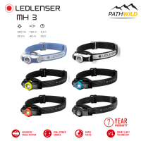 ราคา LED LENSER MH3 ไฟฉายคาดศีรษะ ใช้แบตเตอรี่ขนาด AA เพียงก้อนเดียว ความสว่างสูงสุด 200lm ไฟฉายคาดหัว (17642626152)
