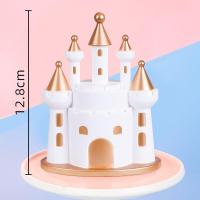 ราคา โมเดลปราสาทเจ้าหญิง น่ารักๆ ปราสาทแฟนซี DIY สำหรับตกแต่งเค้กวันเกิด (17464790879)