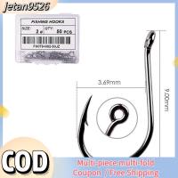 ราคา เบ็ดตกปลาเหล็กกล้าคาร์บอนสูงตะขอตกปลา2 22 พร้อมห่วงสำหรับตกปลา20ชิ้น 50ชิ้นวงกลม (17022325450)