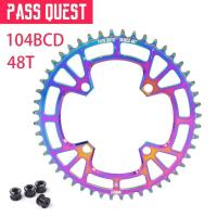 ราคา ใบจานเดี่ยวจักรยาน PASS QUEST 104 BCD 32T 34T 48T (809442671)