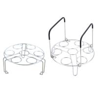 ราคา Stackable Egg Steamer Rack Trivet with Heat Resistant Handles for Instant Pot Accessories Multipurpose Steaming Holder (12943144281)