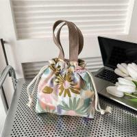 ราคา Walking Bag Handmade Fabric Bag Handbag Womens Small Cloth Bag Mobile Phone Change Lightweight Work Small Tote Bag Canvas Bag OCT (20569578083)