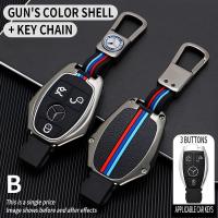 ราคา เคสกุญแจ For Mercedes Benz AMG W205 W205C W203 ปลอกกุญแจรถยนต์ W210 W211 W124 CLA GLA GLK AMG ปลอกกุญแจ (20838588746)