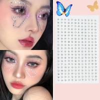 ราคา IJVBTV สติ๊กเกอร์แปะเครื่องประดับปาร์ตี้ไข่มุกผู้หญิงแบบทำมือเพชรพลอยตกแต่งศิลปะเล็บเทศกาลแต่งหน้าตกแต่งร่างกายเพชรสีเพชร3D ใบหน้าเครื่องประดับพลอยเทียมสติ๊กเกอร์อายไลเนอร์เพชร (20328052428)