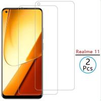 ราคา BLKNAIM กระจกกันกระแทก2ชิ้นสำหรับ Realme 11 4G ฟิล์มป้องกันหน้าจอ Realme11 Realmi Realmi11 Reame Ralme Real Me (20872729860)