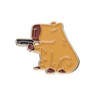 ราคา SIMPLIC สายรัดหน้าอก ไม่ต้องกังวลเป็น Cappy PIN น่ารักน่ารักๆ เคลือบอีนาเมล พิน kapibara การ์ตูนลายการ์ตูน ปกคอแบะของเสื้อ ป้ายคาพิบาร่า ใช้ได้ทุกเพศ (21080871123)