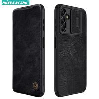 ราคา Nillkin ฝาพับ กล้อง ป้องกัน หนัง เคส สำหรับ Samsung Galaxy A24 4G เคสโทรศัพท์ หรูหรา กระเป๋าตัง ธุรกิจ สไตล์ กับช่องเสียบบัตรกระเป๋าโทรศัพท์ ฝาหลัง (19898742161)