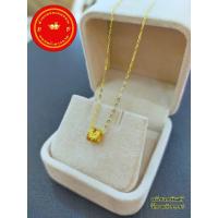 ราคา สร้อยคอเงิน จี้ทองแท้99 99 หนัก 0 1 กรัม (8976932347)