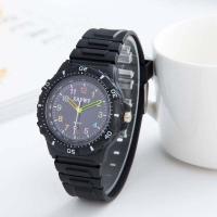 ราคา นาฬิกาข้อมือ Xapwv นาฬิกาข้อมือแฟชั่นสําหรับผู้ชายผู้หญิงสายซิลิโคนสายสีดำ (6449334318)