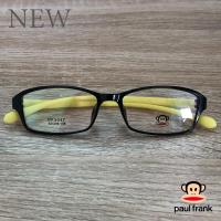 ราคา กรอบแว่นตา Paul Frank สำหรับตัดเลนส์ แว่นตาชาย หญิง Fashion รุ่น 3047 สีดำขาเหลือง กรอบเต็ม ทรงเหลี่ยม ขาข้อต่อ วัสดุ TR รับตัดเลนส์ทุกชนิด (6034102285)