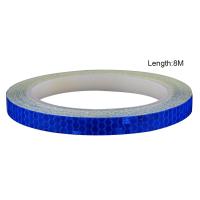 ราคา Eboo 1 ชิ้น 8 เมตรรถจัดแต่งทรงผมแถบสะท้อนแสงเทปรถจักรยานยนต์จักรยานร่างกายริมล้อลายเทปสติกเกอร์ตกแต่งเรืองแสง สีฟ้า สีแดง สีเหลือง (2710848841)