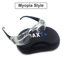ราคา MaxTV แว่นตาแว่นขยายสำหรับโทรทัศน์หมวกกันน็อกแว่นขยายสวมหัวแว่นขยายคนระยะทางวิสัยทัศน์ต่ำสายตาเอียง (21249400402)