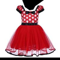 ราคา DISNEY ชุดมินนี่เมาส์สำหรับเด็กทารกเค้ก Smash Tutu ตาข่าย Polka Dot เด็กวัยหัดเดินทารกงานเลี้ยงวันเกิด Frock เด็ก Mickey คอสเพลย์ (20544898933)
