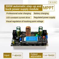 ราคา ZK SJ20 Automatic Step Up Down Module MPPT Buck Boost Converter Power Supply Module Adjustable Board with LCD Display (19756436948)