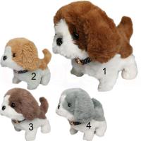 ราคา NICHATOY ตุ๊กตา หมา ตุ๊กตาสุนัข ตุ๊กตาหมาใหญ่ ใส่ถ่านเดินเห่า กระดิกหาง คละ4สีให้เลือก NK488 (9559871040)