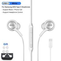 ราคา Super Like หูฟังพร้อมไมโครโฟนแบบมีสายอินเอียร์หูฟัง AKG Type C Samsung ของแท้สำหรับ Galaxy S22 S21 S20 Note 20 A53 5G Usb ชุดหูฟัง Tipo (18516329138)