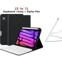 ราคา MD iPad Mini 6เคสคีย์บอร์ด2021แป้นพิมพ์แม่เหล็กแบบไร้สายถอดได้บางเฉียบขาตั้งโฟลิโออัจฉริยะเคสปิดแท็บเล็ตกับที่ใส่ดินสอสำหรับ8 3 iPad Mini 6ปากกาสไตลัส (18429769414)