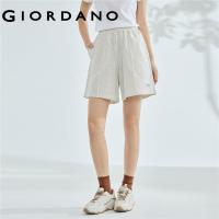 ราคา GIORDANO ผู้หญิง ผ้าฝ้ายถักเสื้อกันหนาวตัวอักษรเย็บปักถักร้อยเอวยางยืด Free Shipping 05403455 (18139782857)