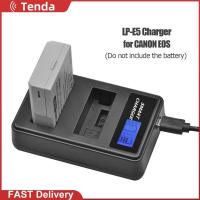 ราคา LP E5จอแอลซีดีพอร์ตคู่ USB ที่ชาร์จแบตเตอรี่ Canon EOS 1000D 500D 450D จูบ (20481232504)
