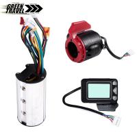 ราคา ตัวควบคุม Motor Listrik สำหรับจักรยานสกูทเตอร์ไฟฟ้าขนาด5 5นิ้วตัวควบคุมแบบไร้แปรงถ่าน LCD กันน้ำแผงจอแสดงผลสีเขียว (20468102649)