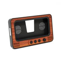 ราคา รูปทรงทีวีที่ตั้งโทรศัพท์บนโต๊ะที่จับโทรศัพท์มือถือที่วางโทรศัพท์รูปทีวีย้อนยุคแบบพกพาได้และที่วางเดสก์ท็อปสากลน้อยกว่า (20175185988)