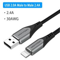ราคา Vention USB MFi สายเคเบิลหลอดไฟชาร์จ2 4A เร็วพิเศษสำหรับ IOS iPhone 14 13 12 Pro Max XS Pro Max ไอแพดไอพอดสายดาต้า USB สายข้อมูล USB (19541982197)