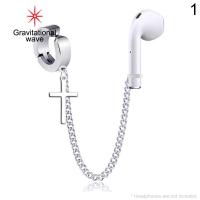 ราคา Gravitational Wave Stylishหูฟังไร้สายไทเทเนียมโซ่ป้องกันต่างหูสำหรับAirPods (4330024759)