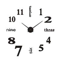 ราคา BEAUTYBIGBANG อะคริลิคสุดสร้างสรรค์3มิติแบบ DIY นาฬิกาแขวนกระจกที่เรียบง่ายสติกเกอร์ตกแต่งติดผนังดิจิตอลปิดเสียงนาฬิกาควอตซ์กำแพงถ้วยกาแฟ (20570253111)