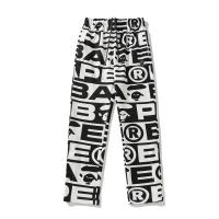 ราคา BAPE Pants Seal God FW23ชุดตัวอักษรพิมพ์ลายฉลามกางเกงแบบหลวมสีแดง เขียว ขาว M 3XL (20874274710)