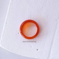 ราคา FIRE AGATE RING แหวนหินแท้ หินอาเกต โทนสีส้ม หินนำโชค หินมงคล by siamonlineshop (19897011518)
