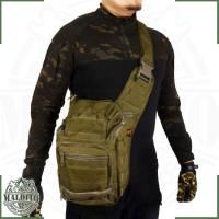 ราคา TOP Tactical Bag Chest Bag Outdoor Saddle Bag Chest Bag Saddle Bag Waterproof Oxford Cloth Tactical Sling Bag Shoulder Bag (19687144828)
