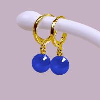 ราคา อารมณ์ทองต่างหูหญิง Chalcedony หินโมราเขียวต่างหูแบบหนีบใหม่ Turquoise เว็บไซต์ที่มีชื่อเสียงยาว Eardrop ตุ้มหูแบบไม่มีการแพ้ (9457805125)