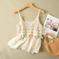 ราคา เสื้อสายเดี่ยวถัก สายเดี่ยวถักลูกไม้ แต่งแถบพู่ชายผ้าฉลุ มีหลายแบบค่ะ (18493279551)