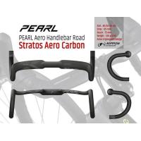 ราคา PEARL Handlebar STRATOS AERO แฮนด์แอร์โร่คาร์บอนสำหรับเสือหมอบ (1529112040)
