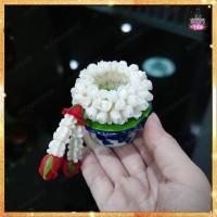 ราคา พานของไหว้มงคล พานดินปั้น พานของจิ๋ว ขนาดเส้นผ่าศูนย์กลาง 2 นิ้ว บริการเก็บเงินปลายทาง สำหรับคุณ (16254126282)